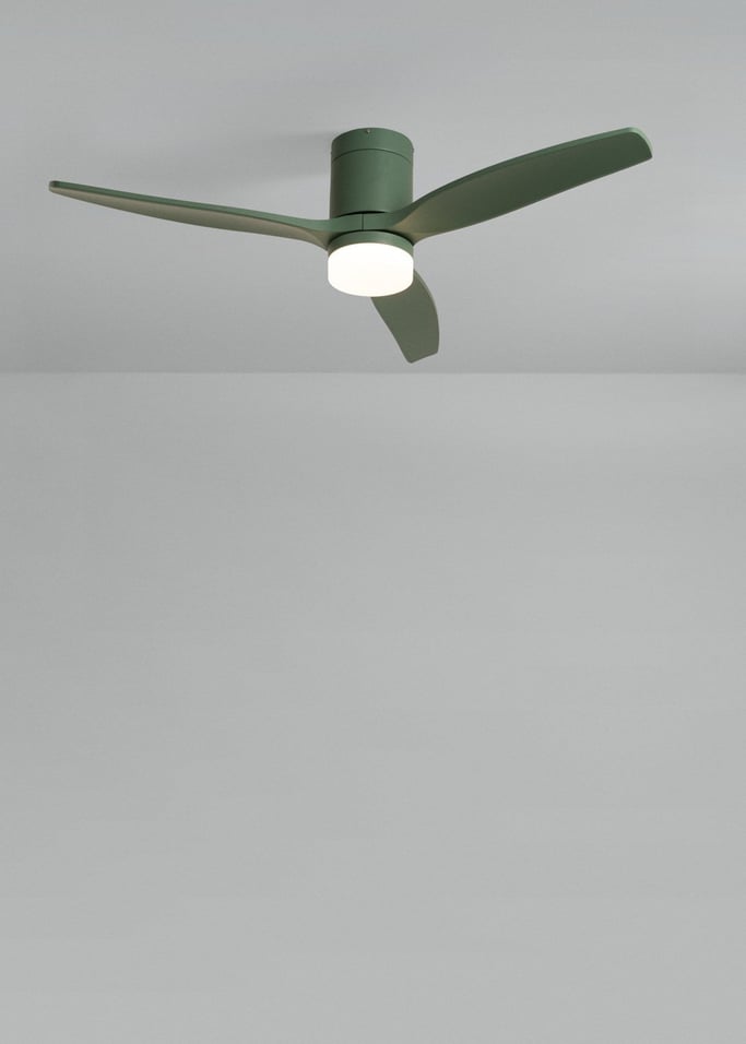 WIND CALM - Quiet 40W ceiling fan with technical ABS blades various sizes, gallery image 2