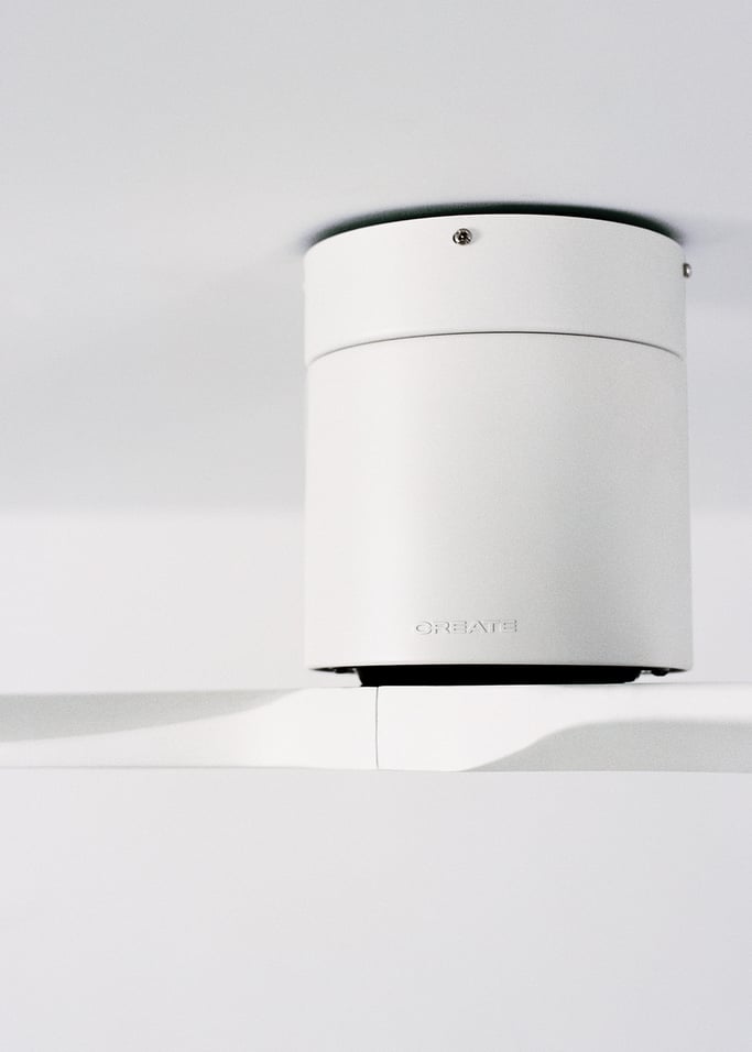 WIND CALM - Quiet 40W ceiling fan with technical ABS blades various sizes, gallery image 6