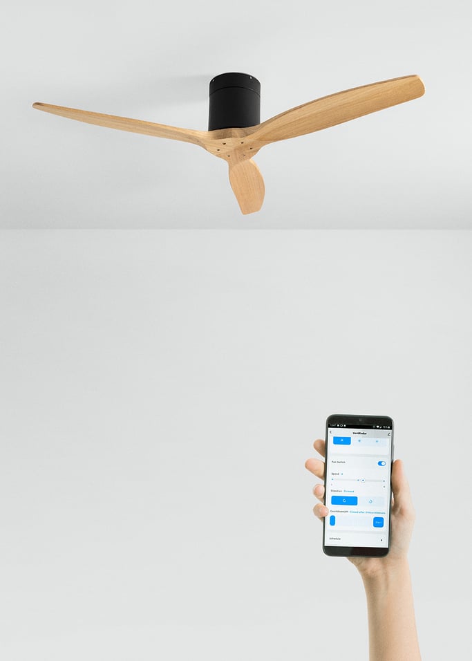 WIND CALM - Ceiling fan 40W silent various sizes suitable for indoor and outdoor use, gallery image 2