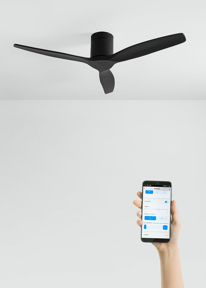 WIND CALM - Ceiling fan 40W silent various sizes suitable for indoor and outdoor use, gallery image 2