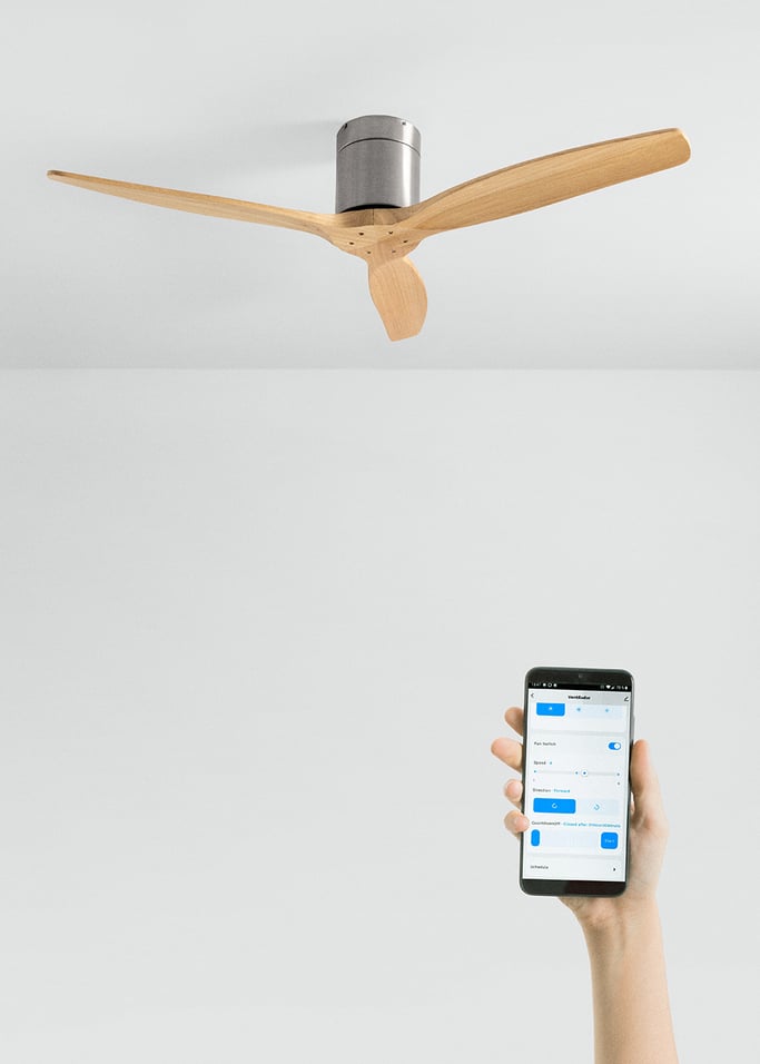 WIND CALM - Ceiling fan 40W silent various sizes suitable for indoor and outdoor use, gallery image 2
