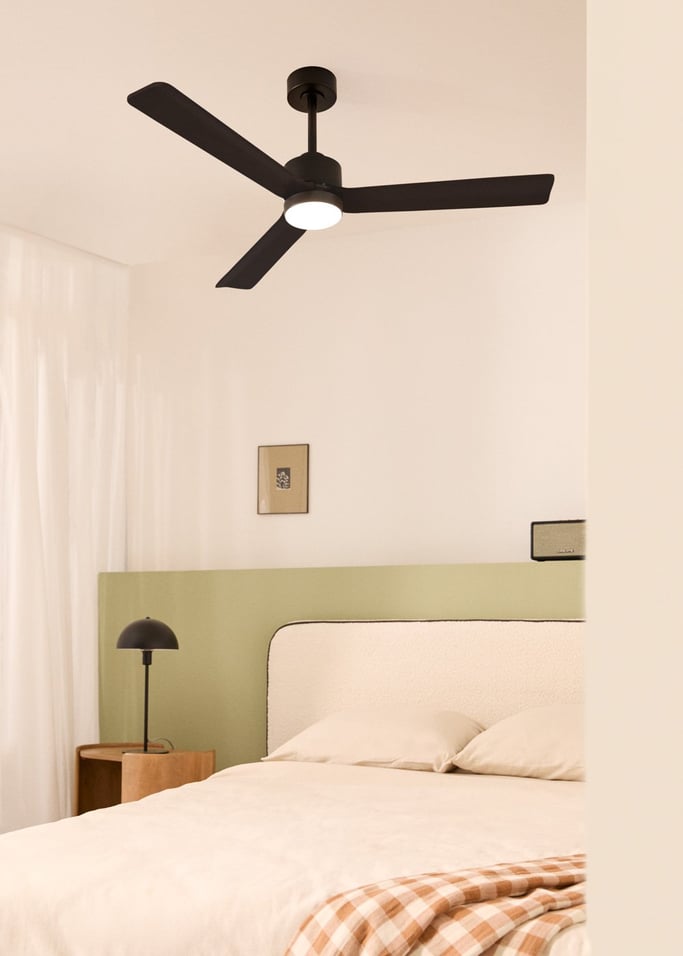 WIND MODERN - Silent 40W Ceiling Fan with LED Light Available in Various Sizes, gallery image 1