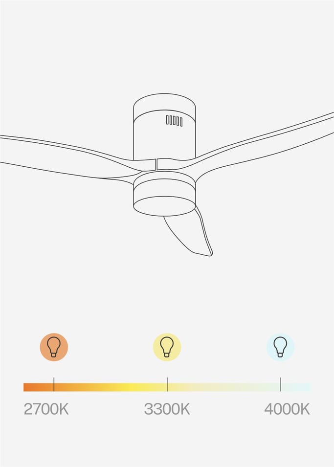 WIND CALM NATURAL WOOD - Silent 40W ceiling fan 100% wood, gallery image 6