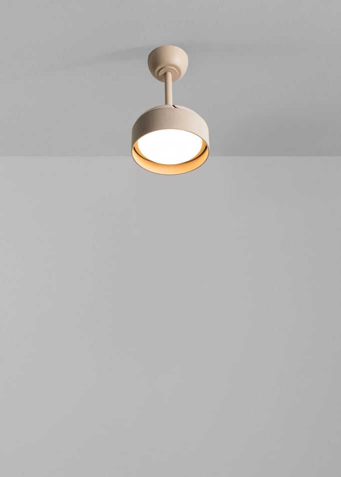 WIND CLEAR LAMP - Silent 40W ceiling fan Ø55cm with retractable blades and LED light, gallery image 2