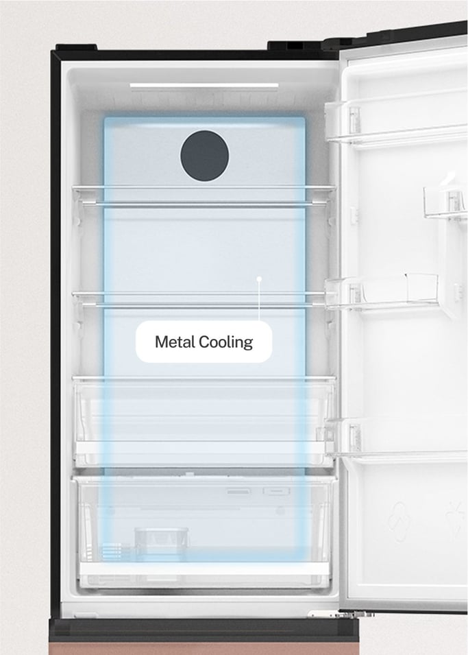 FRIDGE STUDIO COMBI PRO 402 - 402L No Frost combi fridge-freezer with Space Pro and Care+, gallery image 9