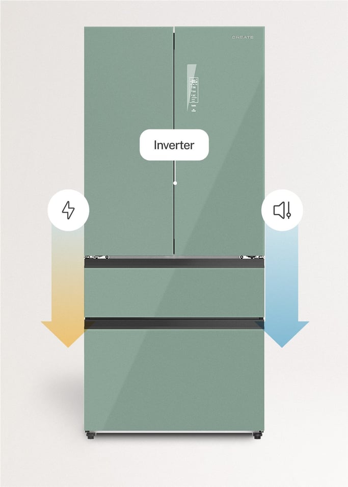 FRIDGE STUDIO FRENCH DOOR PRO 509 - French door style fridge 509L No Frost with Space Pro and Care+, gallery image 10
