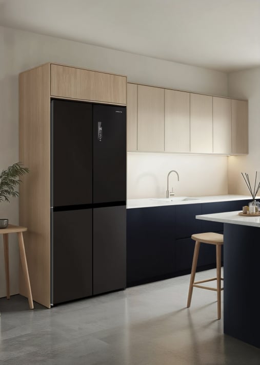 Buy FRIDGE STUDIO CROSS DOOR 503 - Cross door style refrigerator 4 doors 503L with Care+