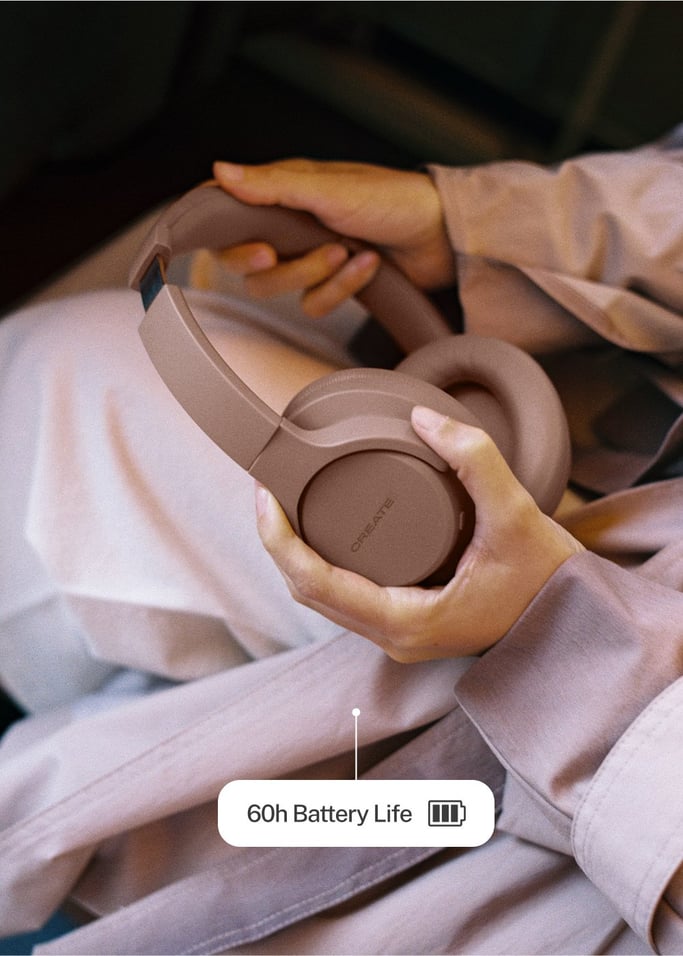 HEADPHONES ANC STUDIO - Wireless Over-Ear Headphones with Noise Cancelling, gallery image 4