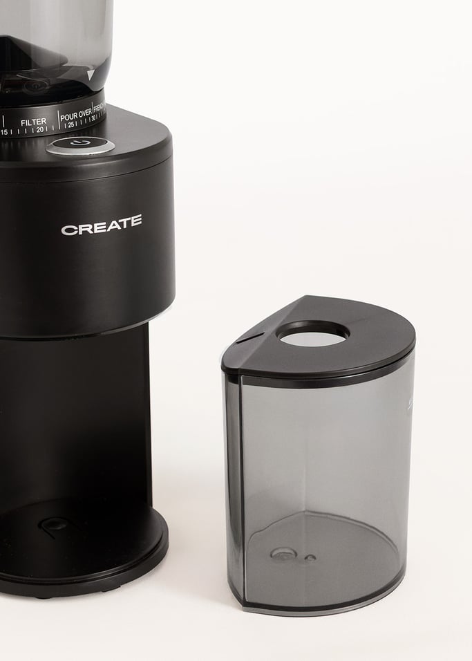 COFFEE GRINDER STUDIO PRO - Coffee grinder with container and 38 grind settings, gallery image 8
