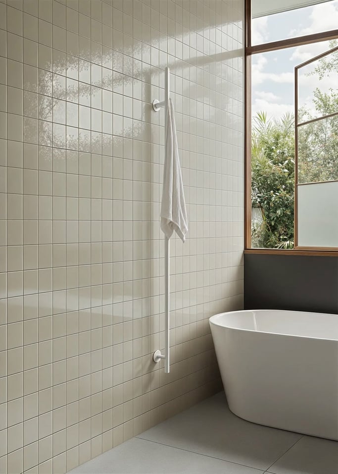 WARM TOWEL TUBE - Electric Towel Rail 60W/120W, gallery image 1