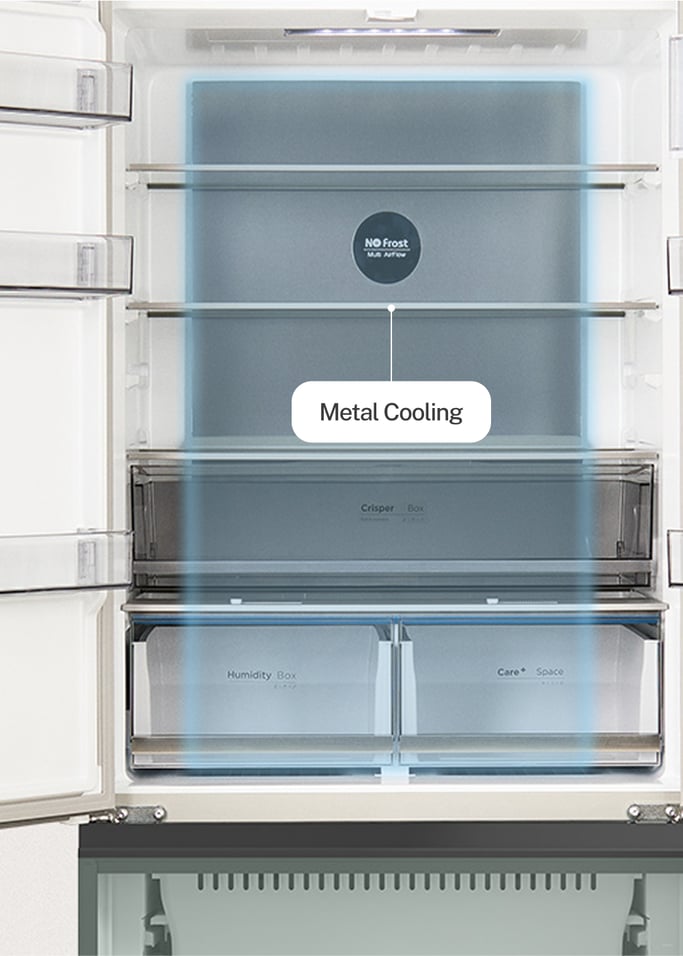 FRIDGE STUDIO FRENCH DOOR PRO 509 - French door style fridge 509L No Frost with Space Pro and Care+, gallery image 12