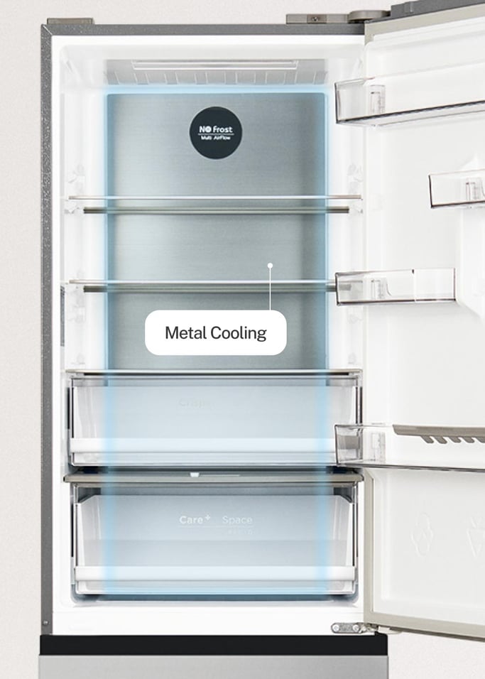 FRIDGE STUDIO COMBI PRO FLEX 401 - Italian Style Fridge 401L No Frost with Space Pro and Care+, gallery image 9