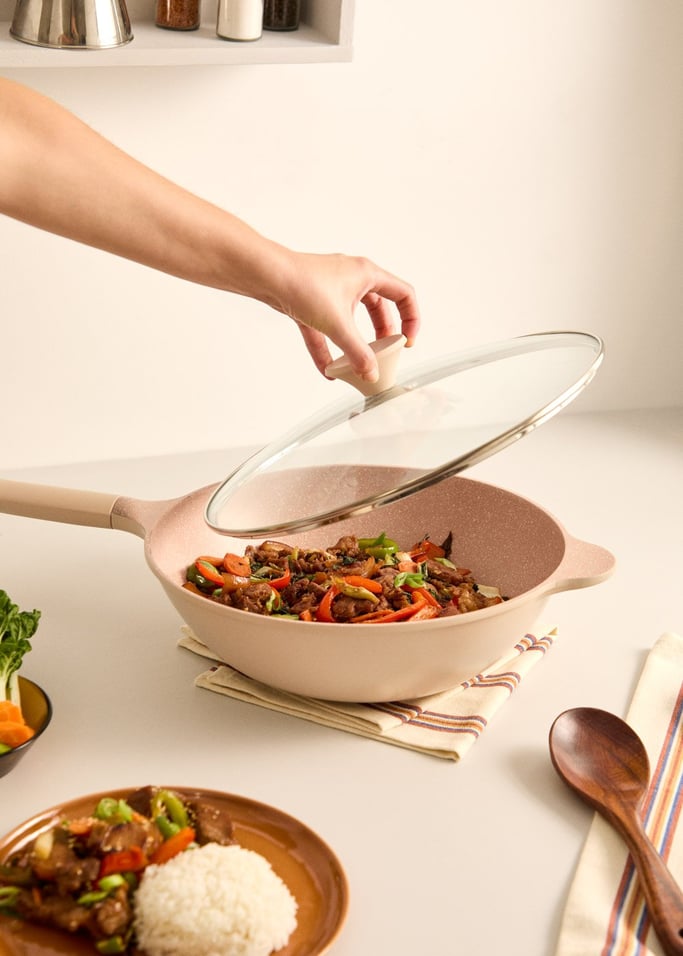 WOK STUDIO - Cast aluminium wok with ceramic coating, gallery image 2