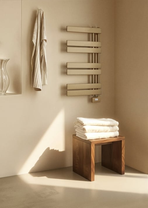 Buy WARM TOWEL MODERN - 400W electric oil towel rail 