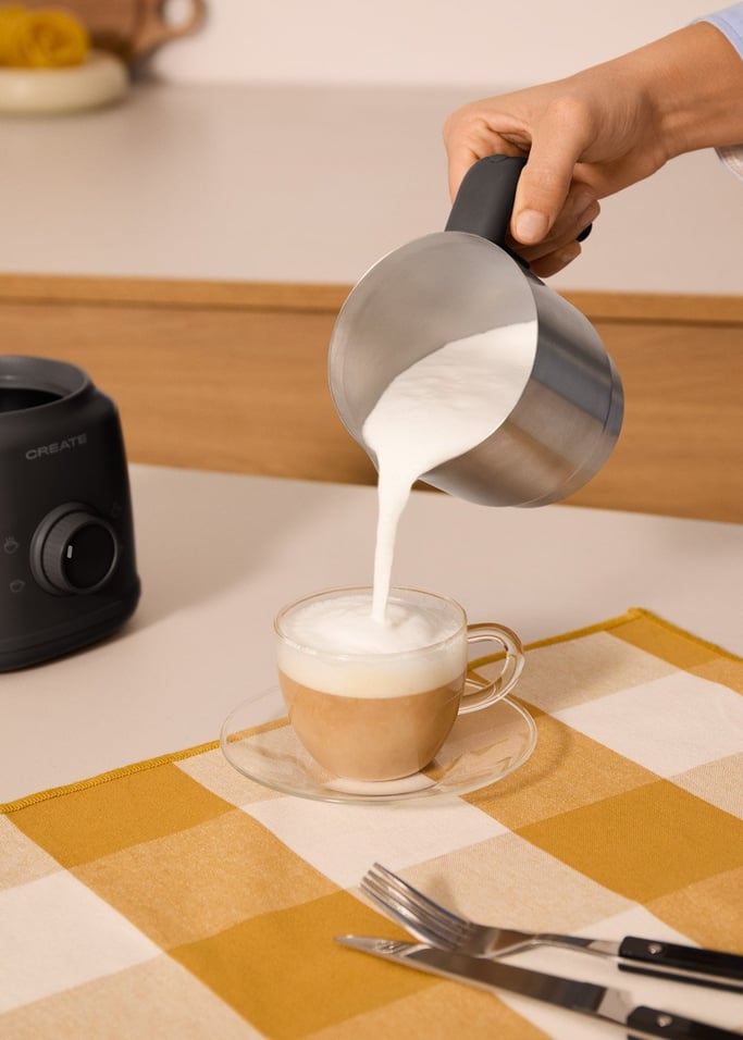 MILK FROTHER RETRO - Milk frother and heater with removable jug, gallery image 2