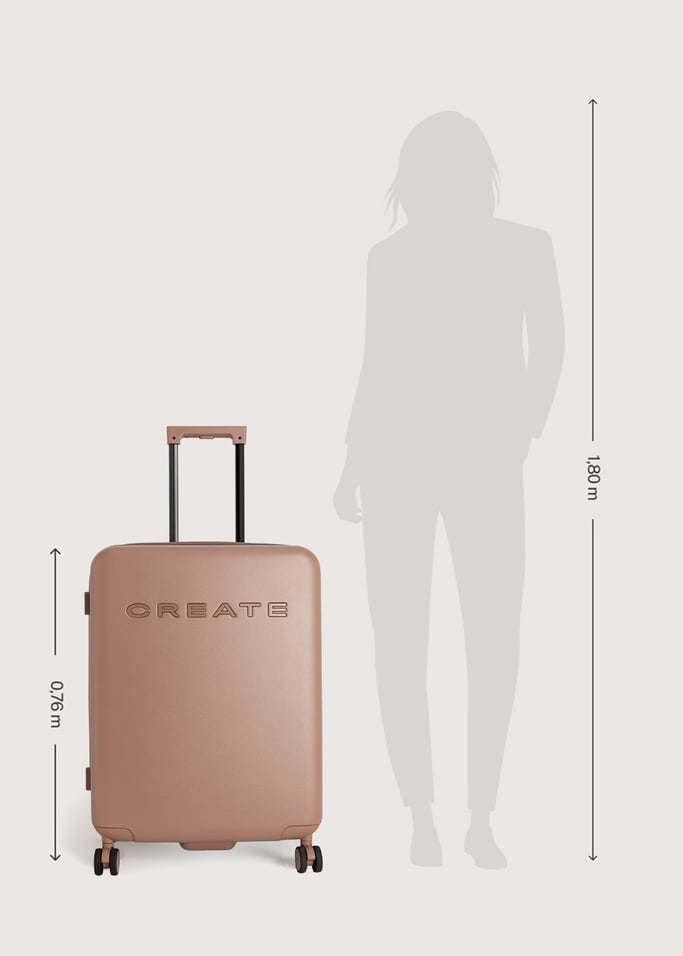 LUGGAGE STUDIO - Rigid polycarbonate suitcase with TSA lock and multidirectional wheels, gallery image 10