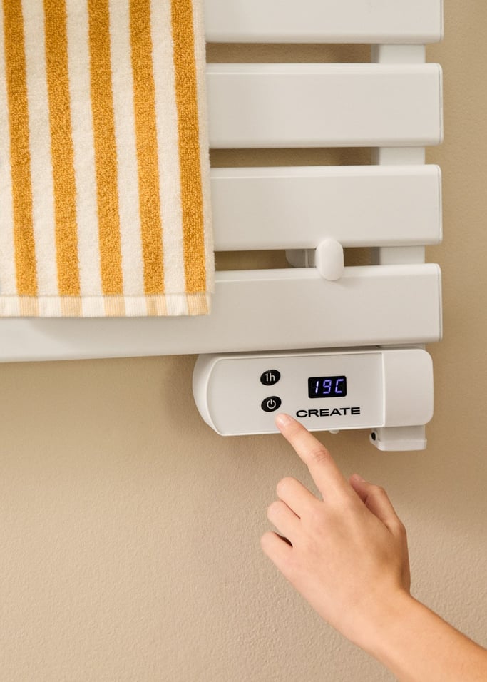 WARM TOWEL - Electric floor or wall towel rail 500W, gallery image 3