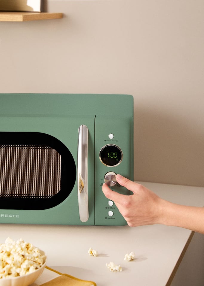 MICROWAVE RETRO - 20L digital grill microwave oven, 900W, gallery image 3