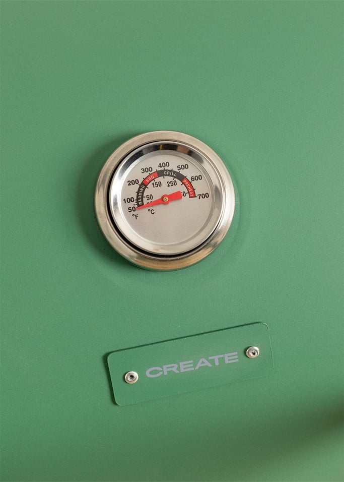 BBQ SMOKEY EASY - Charcoal barbecue smoker with wheels, gallery image 11