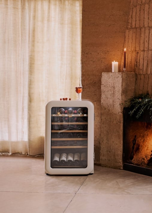 Buy WINECOOLER RETRO - Retro-style electric wine cooler for 12, 45 or 76 bottles