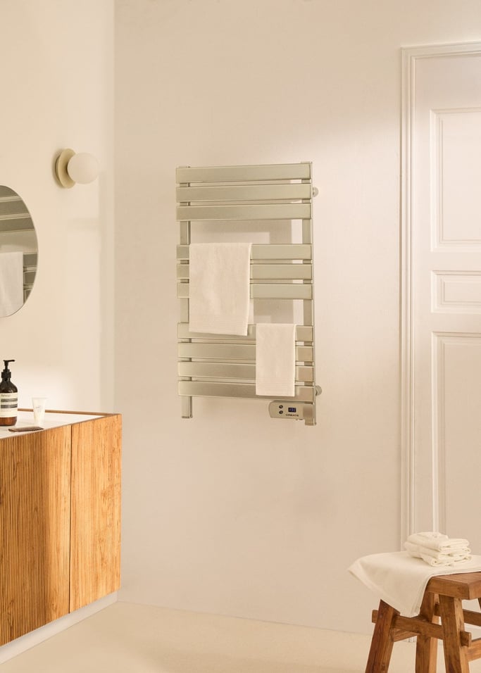 WARM TOWEL - Electric floor or wall towel rail 500W, gallery image 1