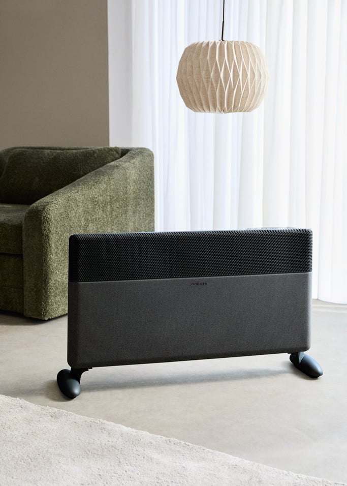 WARM TEXTILE INVERTER - Inverter wall or floor convector with WiFi 1500W / 2000W, gallery image 1