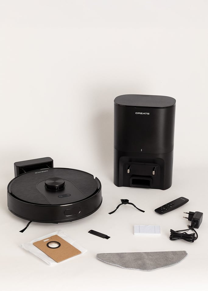 NETBOT LS80 - Smart robot vacuum cleaner 8000 Pa with mopping function and optional self-emptying base, gallery image 7