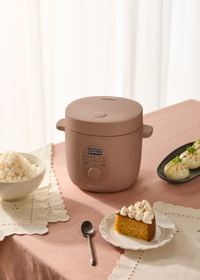 RICE COOKER STUDIO - Multifunctional electric rice cooker with steamer basket, gallery image 1
