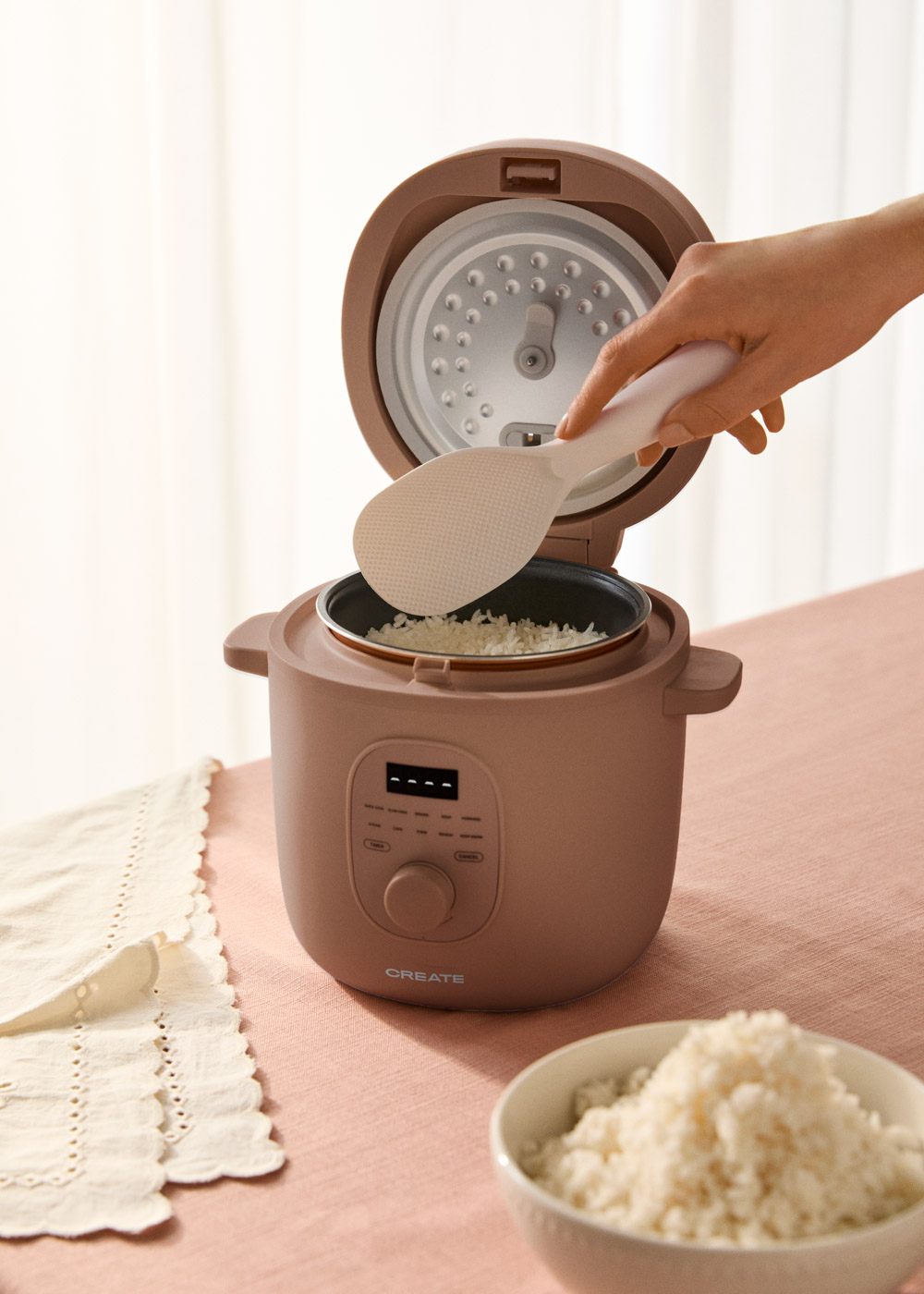 Multifunctional electric rice cooker with steamer basket - RICE COOKER ...
