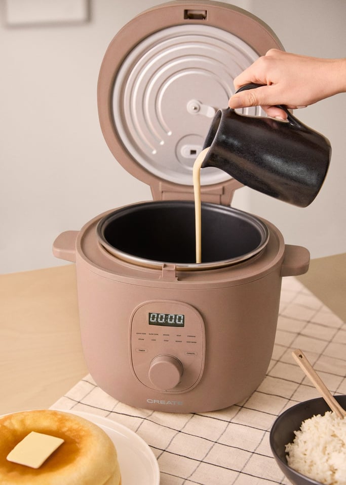 RICE COOKER STUDIO - Multifunctional electric rice cooker with steamer basket, gallery image 3