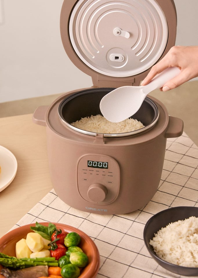 RICE COOKER STUDIO - Multifunctional electric rice cooker with steamer basket, gallery image 5