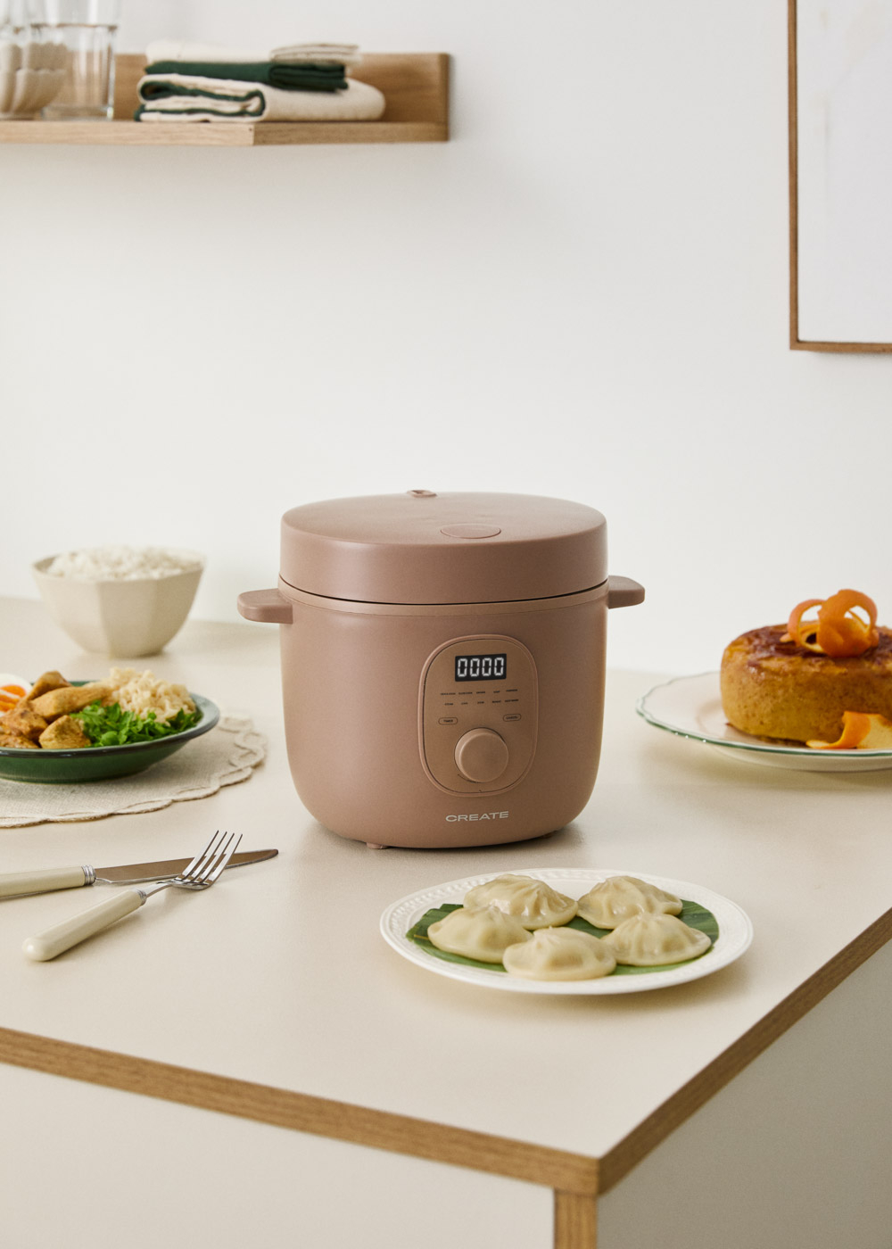 Multifunctional electric rice cooker with steamer basket - RICE COOKER ...