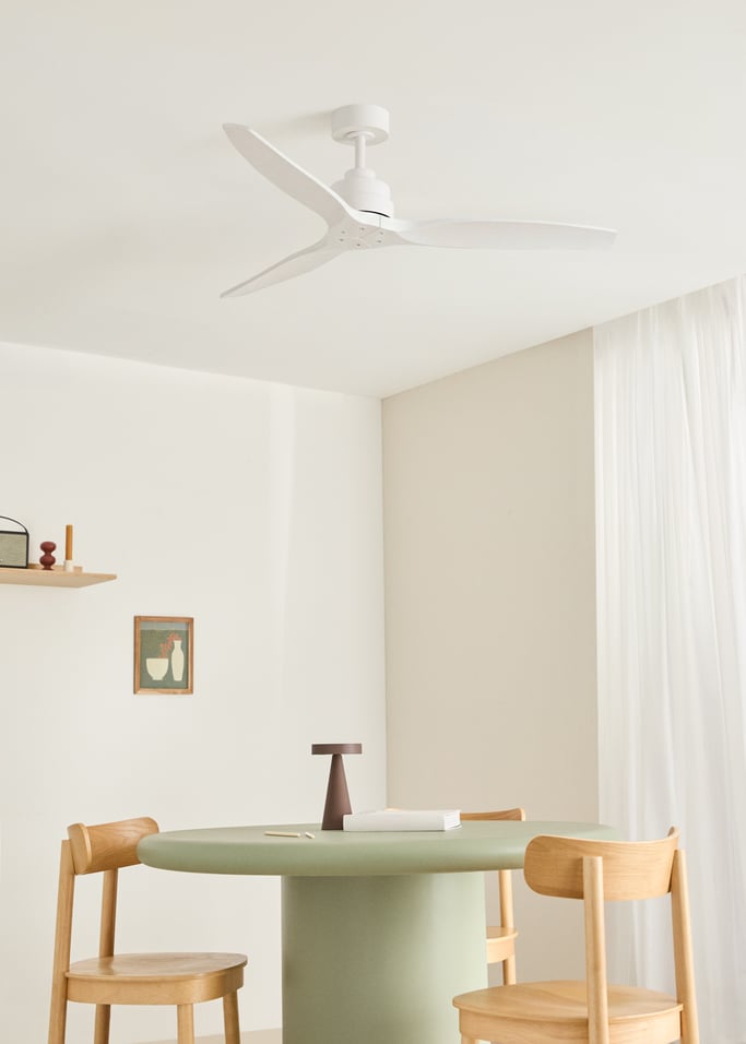 WIND STYLANCE - Quiet 40W ceiling fan with technical ABS blades, available in various sizes, gallery image 1