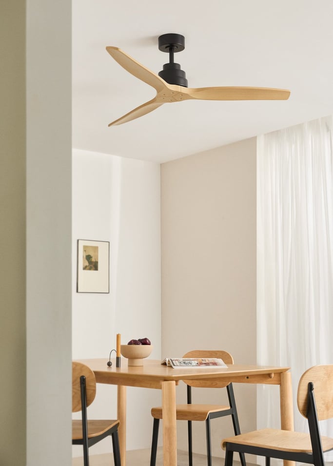 WIND STYLANCE - Quiet 40W ceiling fan with technical ABS blades, available in various sizes, gallery image 1