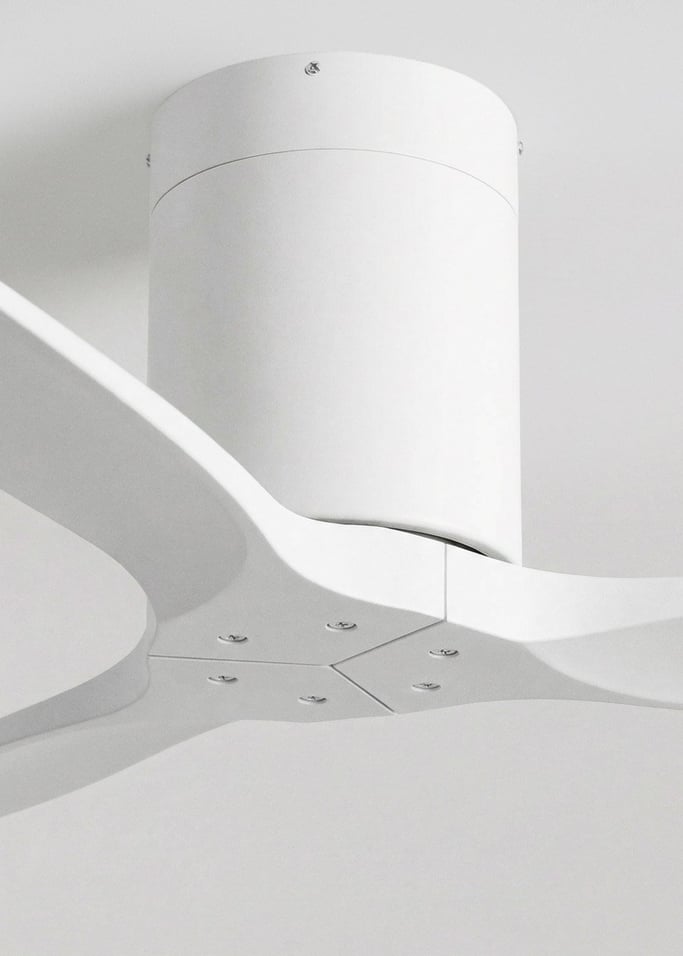 WIND CALM - Quiet 40W ceiling fan with technical ABS blades various sizes, gallery image 6