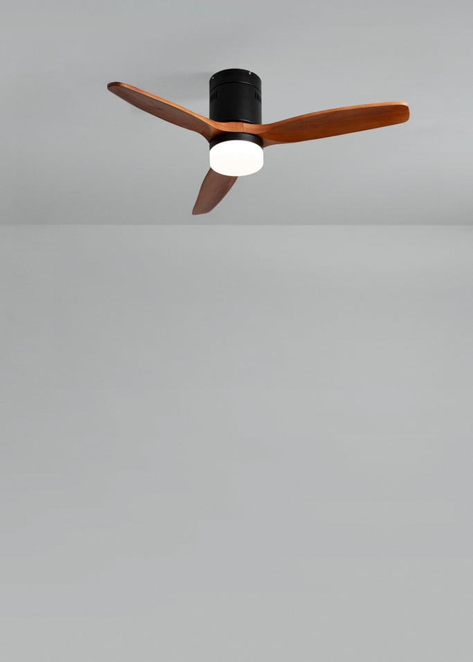 WIND CALM NATURAL WOOD - Silent 40W ceiling fan 100% wood, gallery image 2
