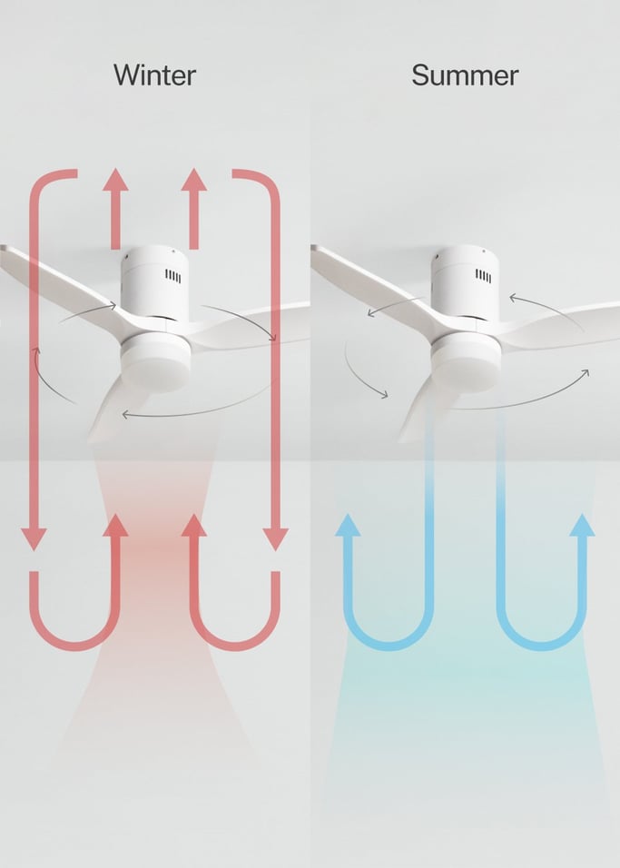 WIND CALM NATURAL WOOD - Silent 40W ceiling fan 100% wood, gallery image 3