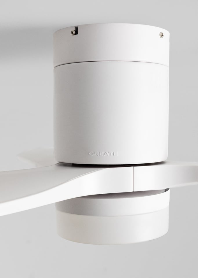 WIND CALM - Quiet 40W ceiling fan with technical ABS blades various sizes, gallery image 5