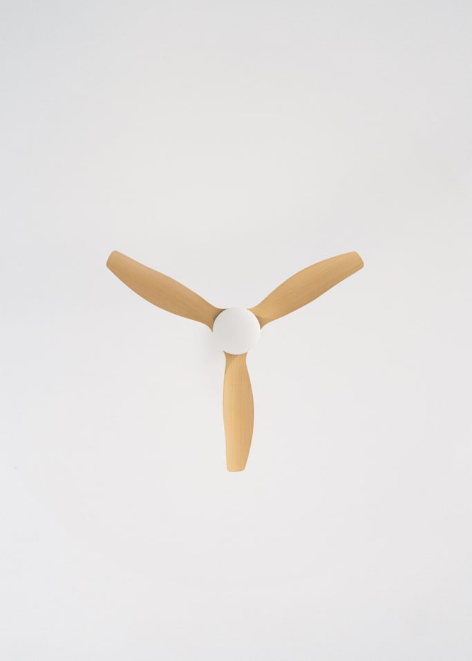 WIND CALM - Quiet 40W ceiling fan with technical ABS blades various sizes, gallery image 6
