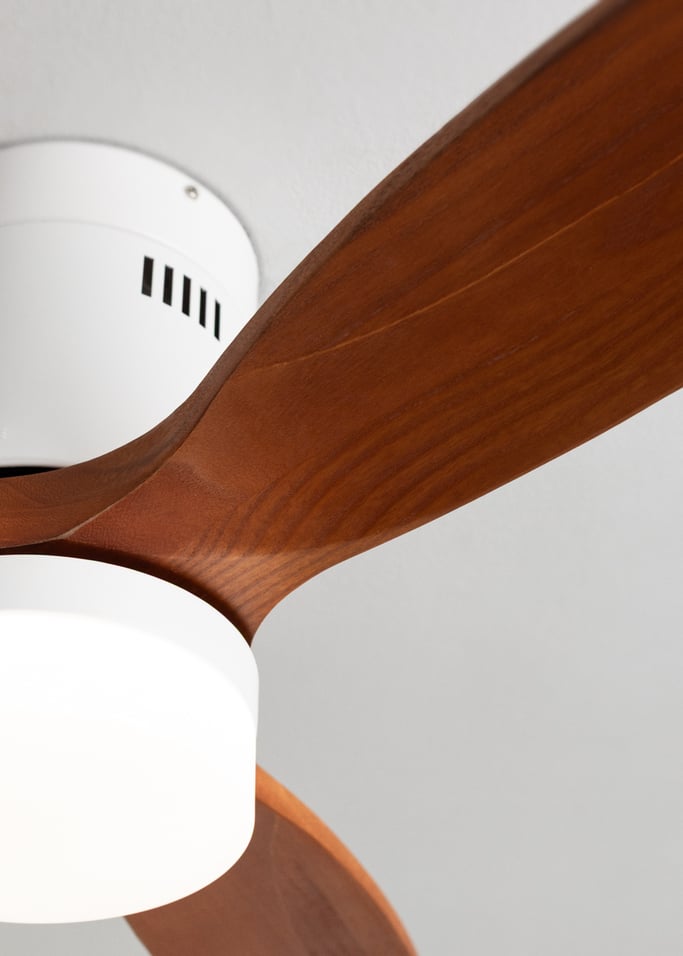 WIND CALM NATURAL WOOD - Silent 40W ceiling fan 100% wood, gallery image 5