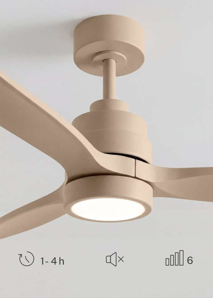 WIND STYLANCE - Quiet 40W ceiling fan with technical ABS blades, available in various sizes, gallery image 4