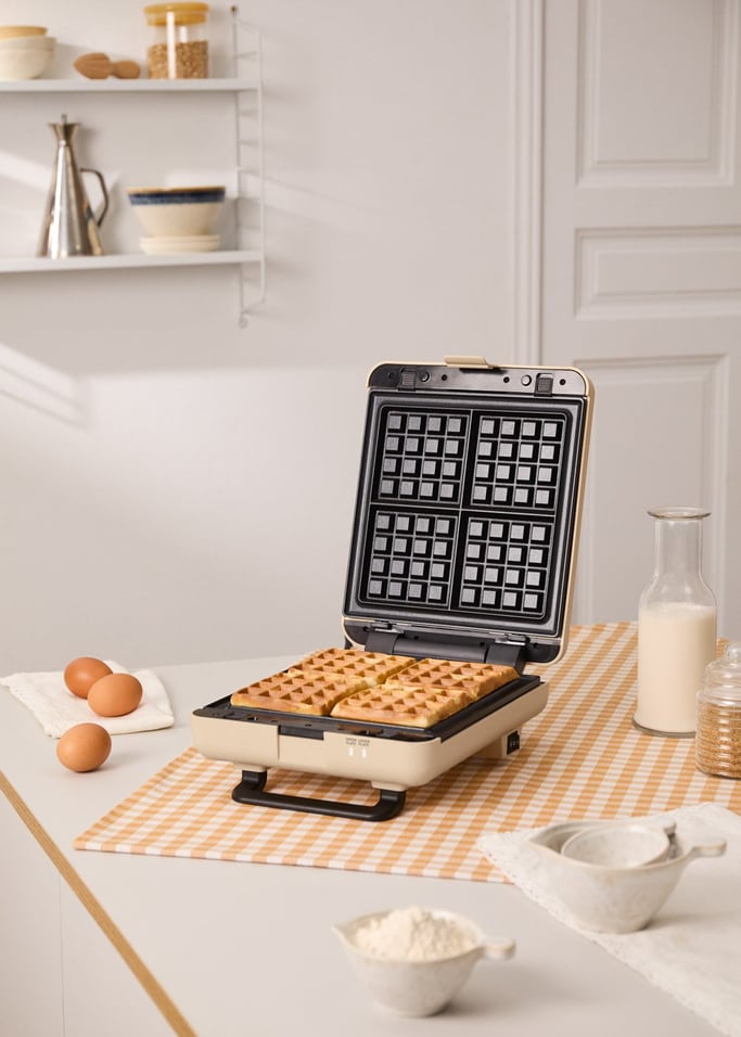 STONE STUDIO - Sandwich grill and waffle maker with removable plates, gallery image 4