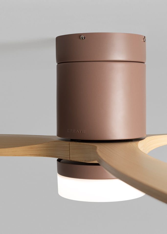 WIND CALM - Quiet 40W ceiling fan with technical ABS blades various sizes, gallery image 5