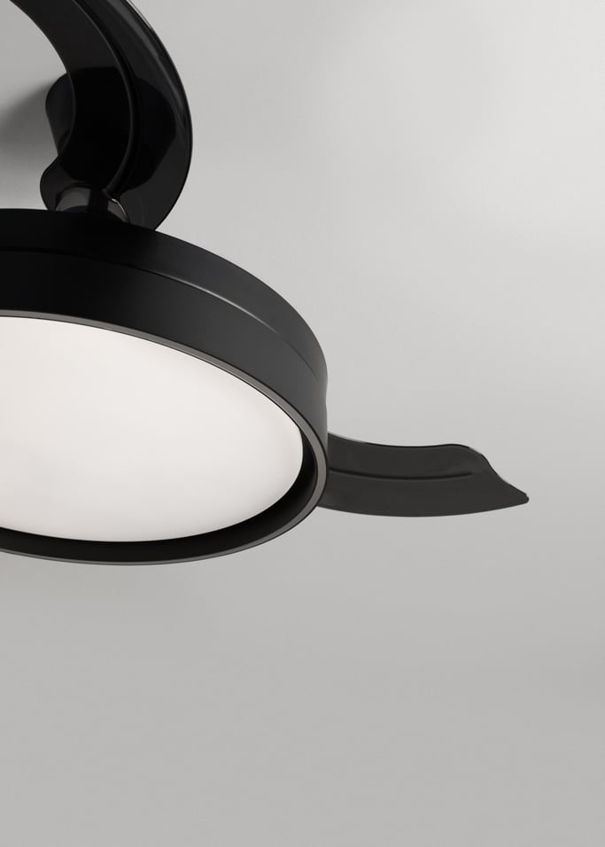 WIND CLEAR EDGE - 40W silent ceiling fan Ø107 cm with retractable blades and LED light, gallery image 5