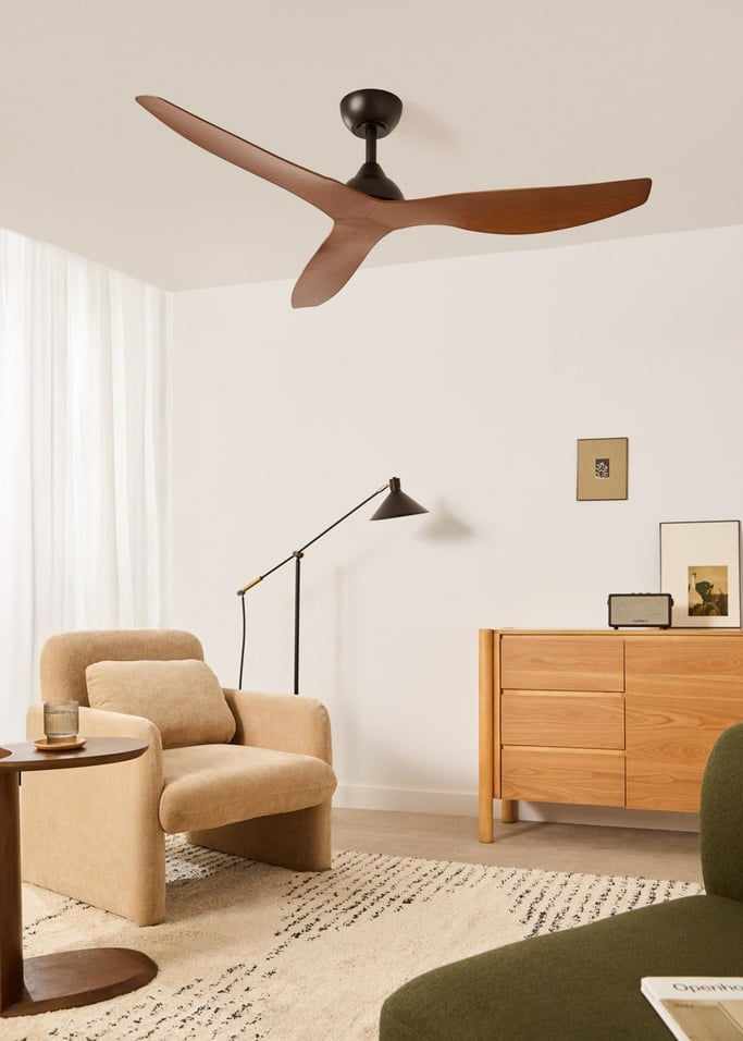 WIND BALANCE - Ceiling fan 40W silent Ø132 cm, gallery image 1
