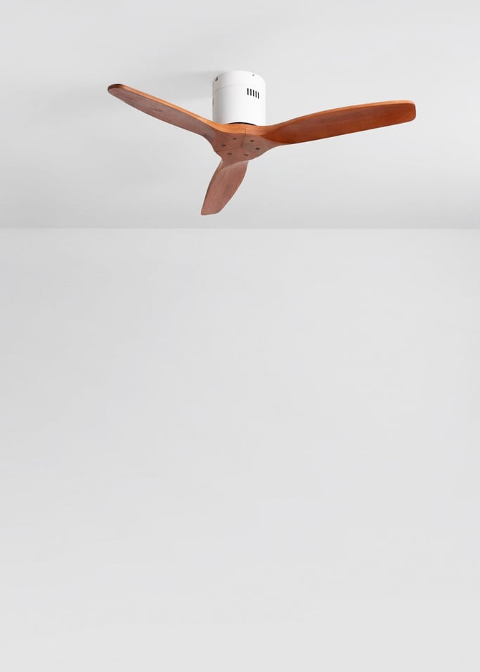 WIND CALM NATURAL WOOD - Silent 40W ceiling fan 100% wood, gallery image 2