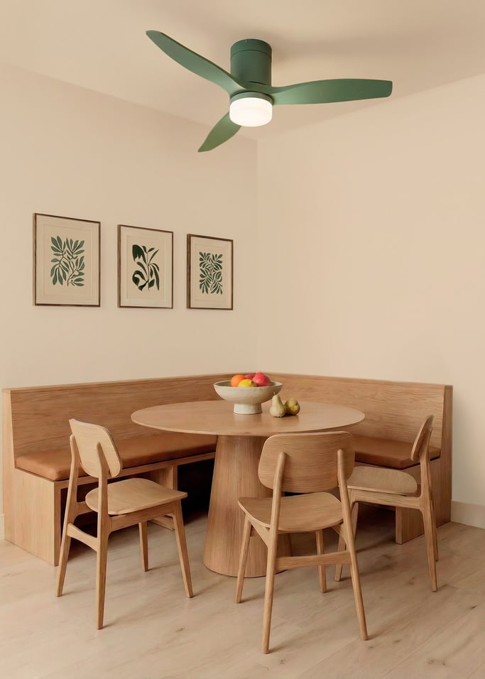 WIND CALM - Quiet 40W ceiling fan with technical ABS blades various sizes, gallery image 1