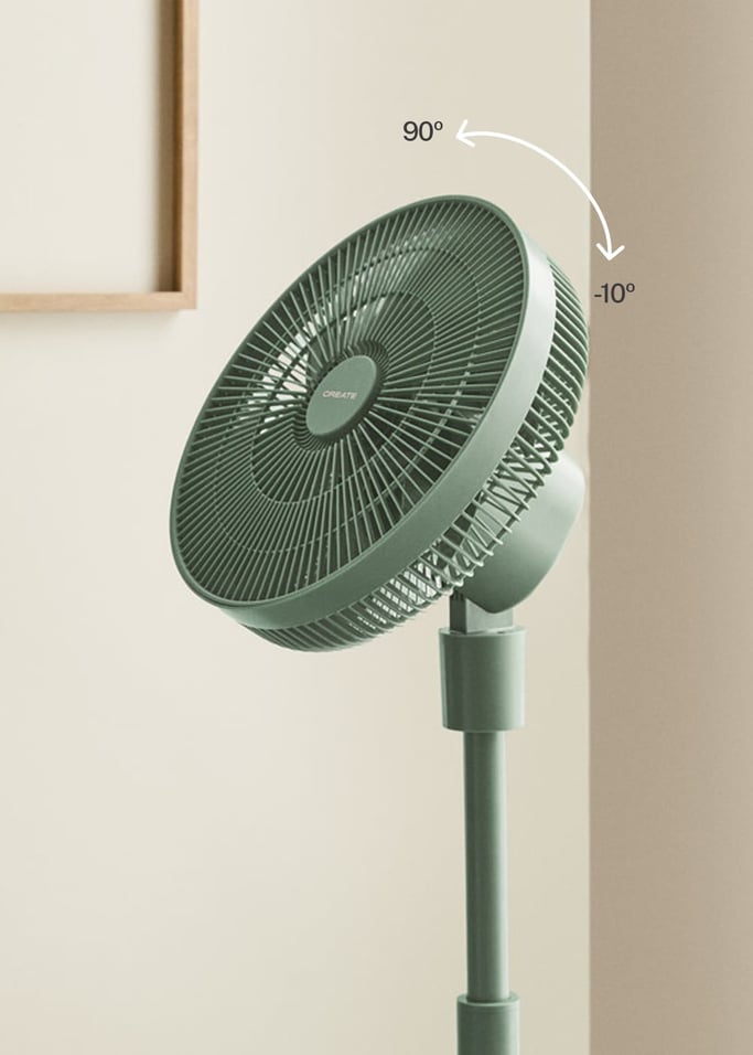 AIR STAND 3D - Ultra-quiet 30W 3D oscillating pedestal fan, gallery image 5