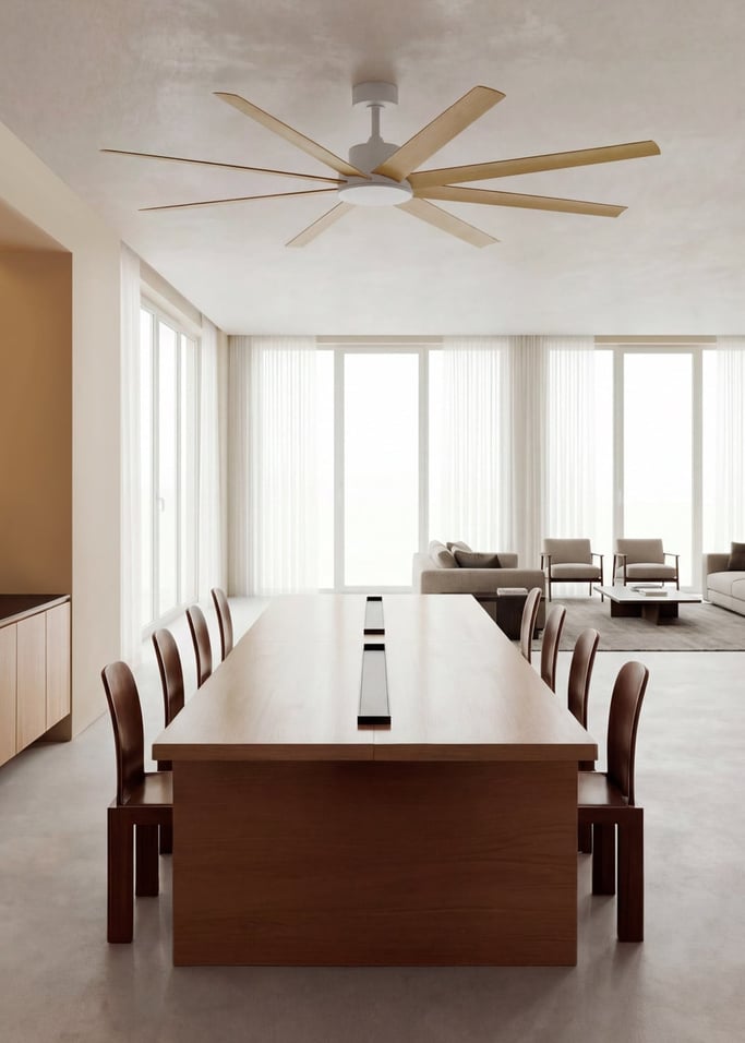 WIND INDUSTRIAL - 40W Silent Ceiling Fan – Available in Multiple Sizes, gallery image 1