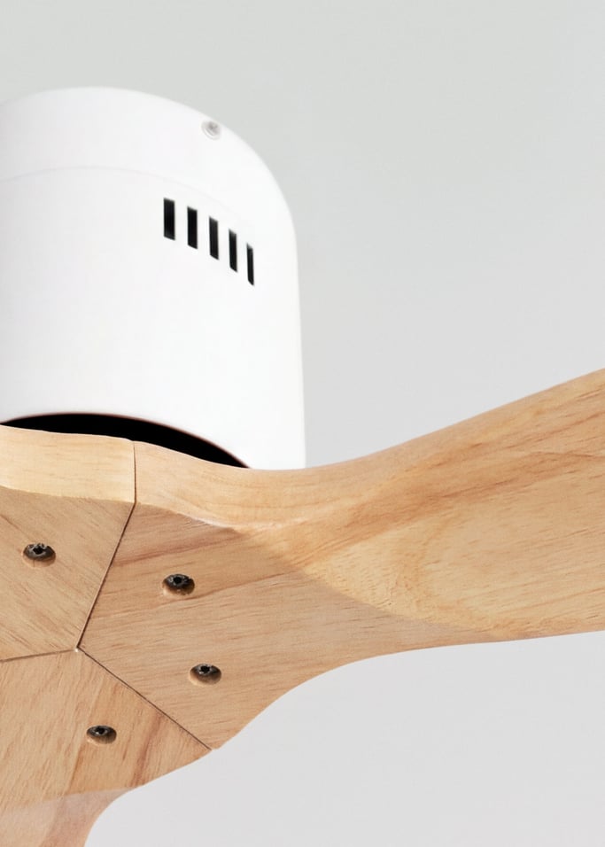 WIND CALM NATURAL WOOD - Silent 40W ceiling fan 100% wood, gallery image 4